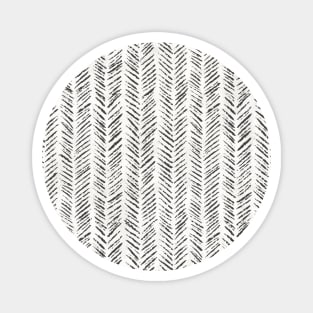 CHARCOAL HERRINGBONE PATTERN Magnet